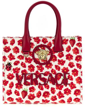 Versace 'la Medusa' Boodschappentas - Rood