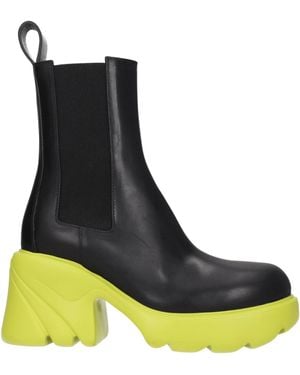 Bottega Veneta Stivaletti Donna Pelle Nero/Kiwi - Black