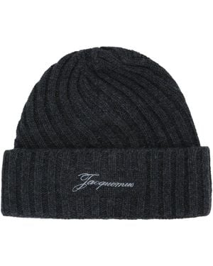 Jacquemus Le Bonnet Tourni - Black