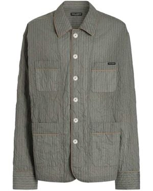 Dolce & Gabbana Dolce & Gabbana Striped Shirt - Grey