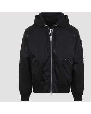 Moose Knuckles Georgie Satin Bomber - Black