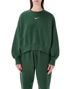 Nike Phoenix Fleece Oversized Sweatshirt - Green