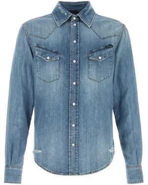 Dolce & Gabbana Denim Shirt - Blue