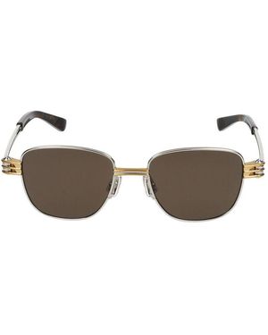 Bottega Veneta Sonnenbrille Bv1380 S 001 Silber Silberbraun /18/150 - Mehrfarbig