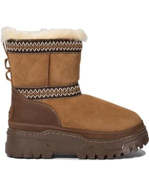UGG "Mini Trailgazer" Ankle Boots - Brown