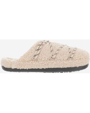 Moon Boot Sabot Teddy Slipper - Natur