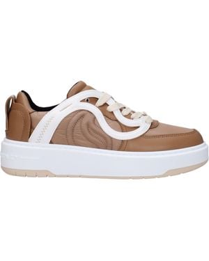 Stella McCartney Loop Platform Trainers - Brown