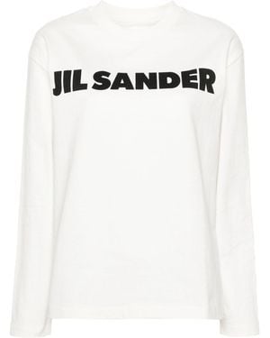 Jil Sander Logo T-Shirt - Black