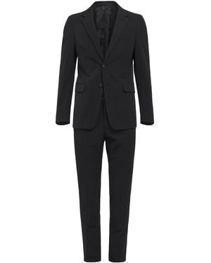 Prada Technical Fabric Single-Breasted Suit - Black
