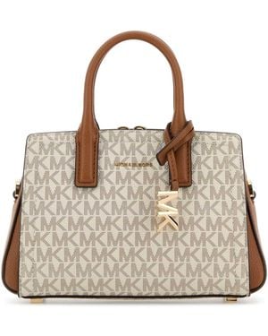 MICHAEL Michael Kors Printed Canvas Laila Handbag - Natural