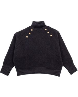 Balmain Strickpullover - Blau