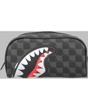 Sprayground Astuccio Con Logo - Grey