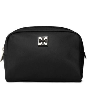 Tory Burch Virginia Nylon Cosmetic Case - Black
