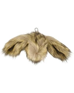 Simone Rocha Hase Coin Geldbörse Fake Pel Brown - Braun