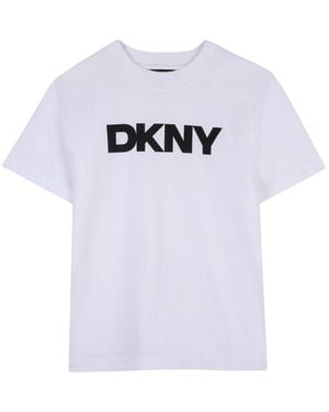 DKNY T-Shirt Con Stampa Logo - White