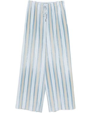 Ermanno Scervino Wide-Leg Trousers - Blue