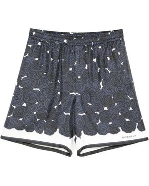 Givenchy Bermuda Shorts Met Bloemenprint - Blauw