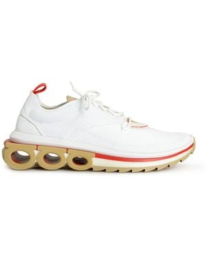 Ferragamo Nima Strick-Sneaker - Weiß