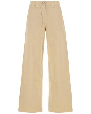 Magda Butrym Sand Denim Jeans - Natural