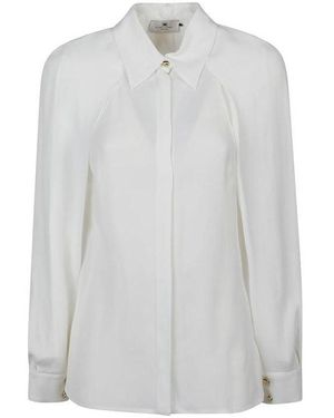 Elisabetta Franchi Georgette Shirt - White
