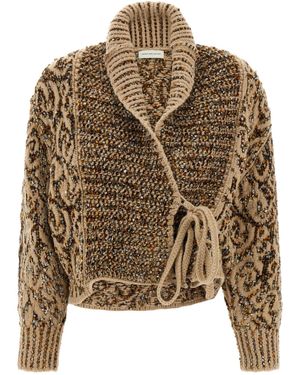 Dries Van Noten Droogt Van Noten 'tekla' Vest - Bruin
