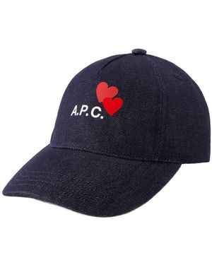 A.P.C. Eden Blondie Cap Synthetisch blau