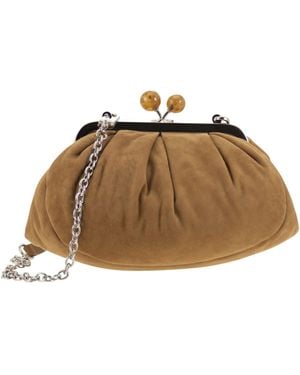 Weekend by Maxmara Wochenende Max Mara Valois Pasticcino Tasche klein in Wildleder - Braun
