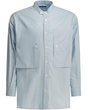 Comme des Garçons Freizeithemd mit aufgesetzten Taschen - Blau