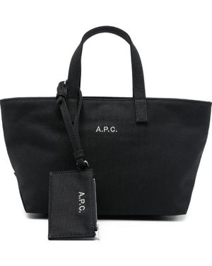 A.P.C. Le Drummer Toile Klein - Schwarz