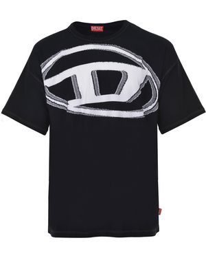 DIESEL T Shirt Made Of Cotton - Black