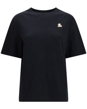 Maison Kitsuné Chillax Fox Cotton T-Shirt - Black