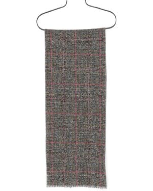Destin Fancy Wool Scarf - Gray