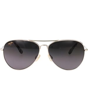 Maui Jim Aviator Sunglasses Gs264 17 17 - Black
