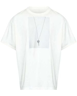 MM6 by Maison Margiela Crew Neck T Shirt - White