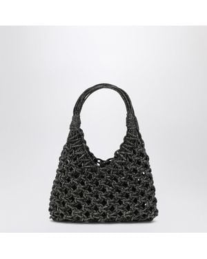 HIBOURAMA Vannifique Small Bag With Crystals - Black