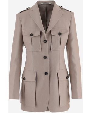Tagliatore Linen Jacket - Grey
