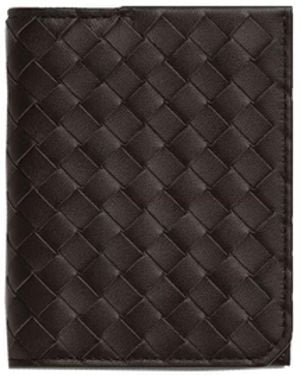 Bottega Veneta Intrecciato Piccolo Klappkartenkoffer - Weiß