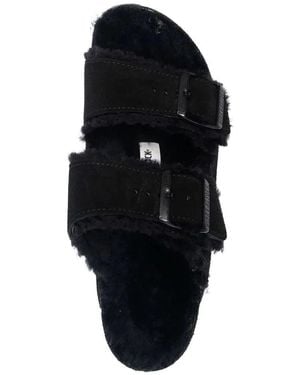 Birkenstock Arizona Shearling, Suede Leather - Black