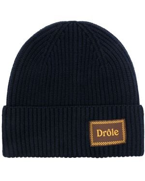 Drole de Monsieur Le Bonnet Laine Cap - Blu