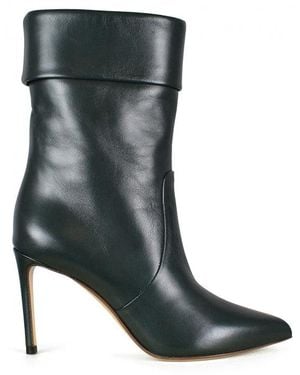Francesco Russo Lederstiefel - Schwarz