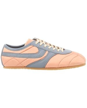 Dries Van Noten Quilted Satin Sneakers - Pink