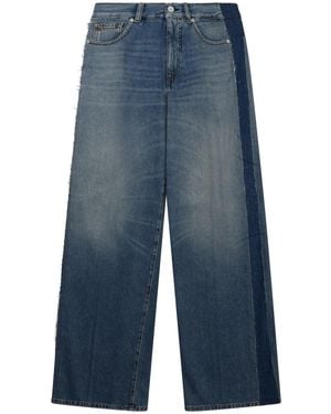 Nine:inthe:morning Trendy Patchwork Trousers For - Blue