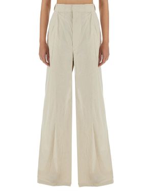 Maison Margiela Wide Range Of Trousers - Natural
