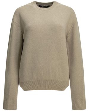 Jacquemus "La Maille Moulin" Crew Neck Sweater - Natur