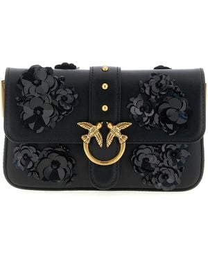 Pinko 'Baby Love Slouchy' Kleine Umhängetasche - Schwarz