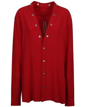 Rick Owens Shirts - Red