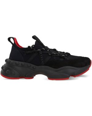 Christian Louboutin Trailrun Leather Sneakers - Black