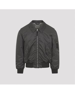 Tom Ford Satijnen Nylon Flight Bomber - Grijs