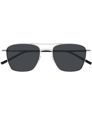 Saint Laurent Sonnenbrille Sl 866 002 Silber/Grau Unisex