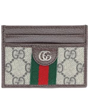 Gucci Portacarte "Ophidia" - Grey